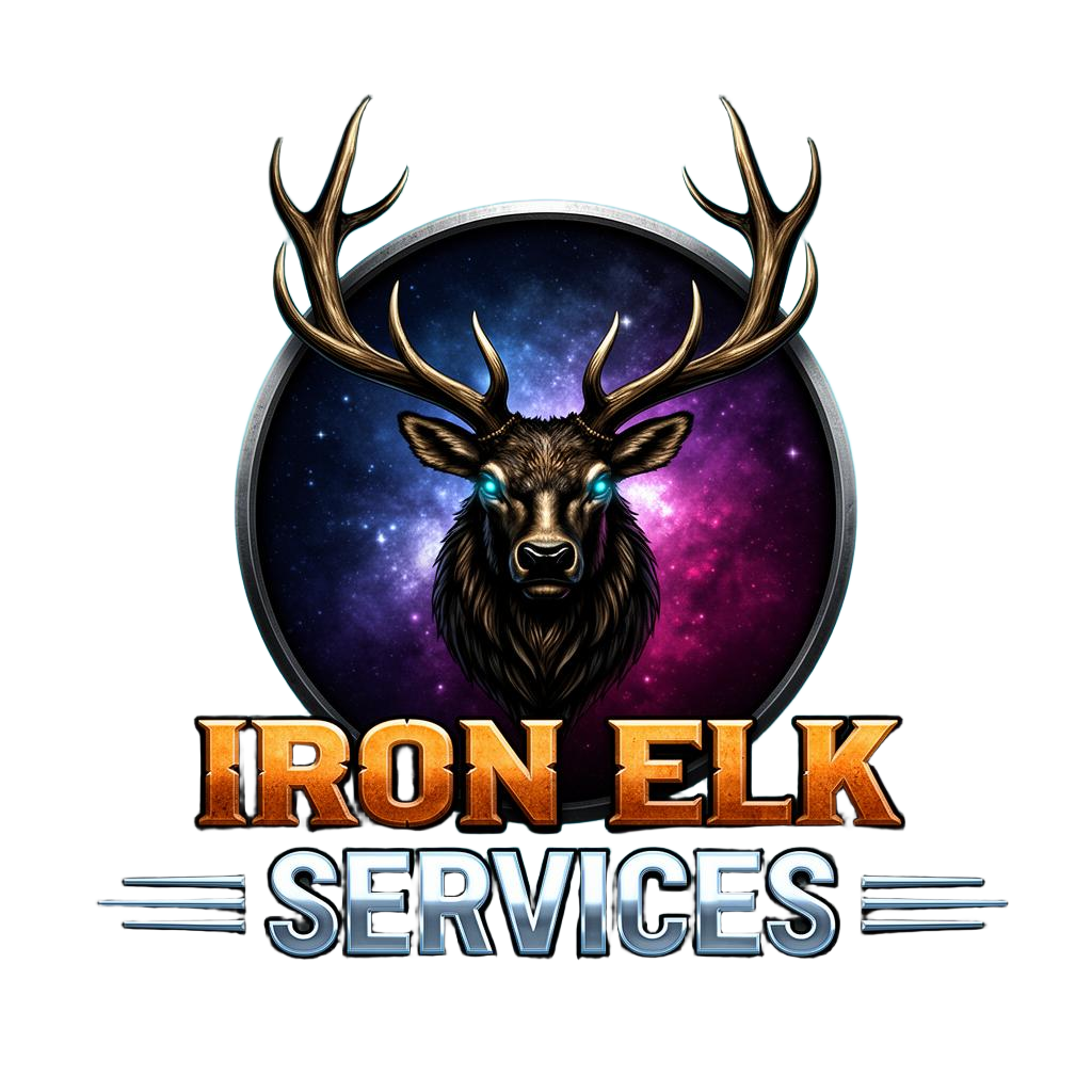 Iron Elk Services emblem